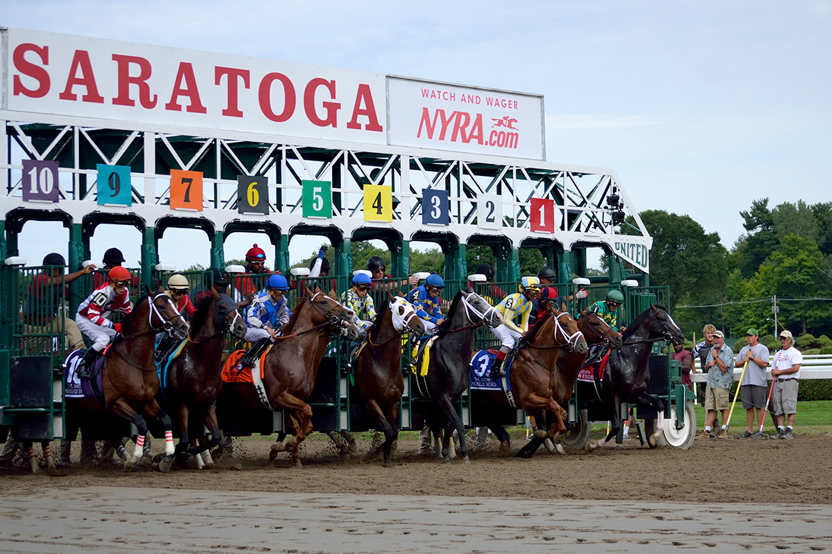 Breaking from the gate in the 2015 Whitney