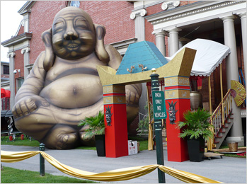 Buddha outside the casino