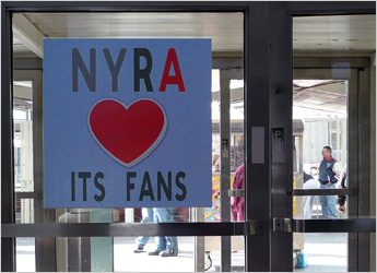 NYRA loves its fans